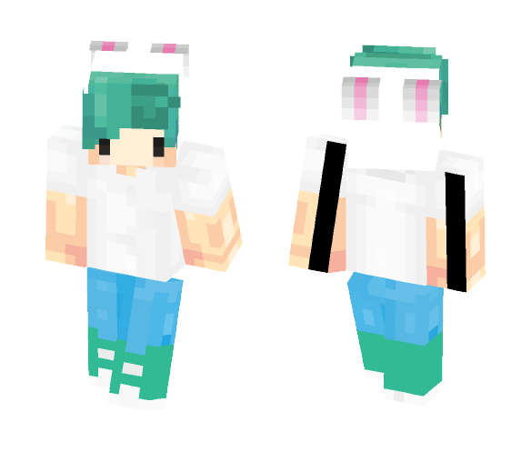 Charity Bunny Edit - Male Minecraft Skins - image 1