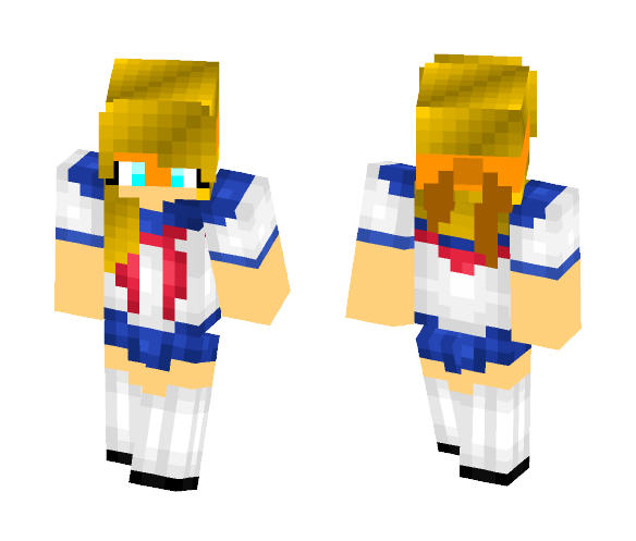 Tmnt Mikey School girl - Girl Minecraft Skins - image 1