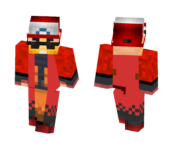 Explorer With Sunglasses - Male Minecraft Skins - image 1