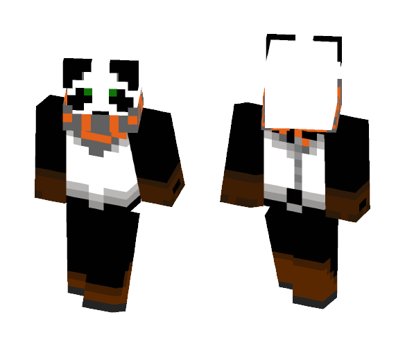 Panda Cowboy! - Male Minecraft Skins - image 1