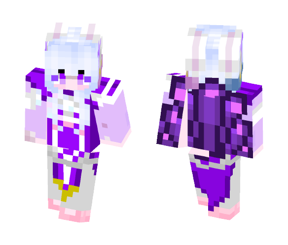The Purple Peacock Queen - Female Minecraft Skins - image 1