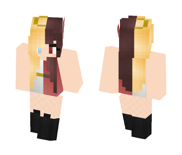 ~ H a l f Angel H a l f Demon ~ - Female Minecraft Skins - image 1