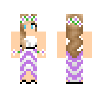 Summer Girl Dress - Girl Minecraft Skins - image 2