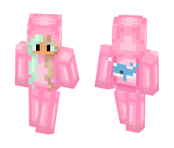 Pink Onesie | Girl Version ~DoDo - Girl Minecraft Skins - image 1