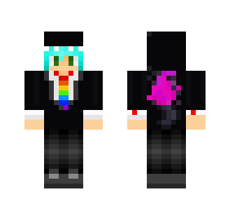 End Rainbow Tie - Male Minecraft Skins - image 2