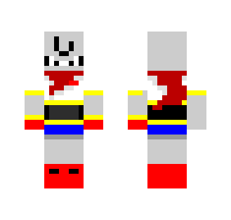 Papyrus the skeleton - Male Minecraft Skins - image 2