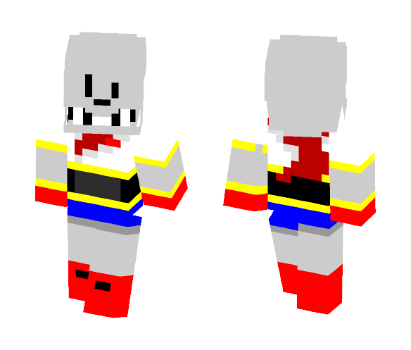 Papyrus the skeleton - Male Minecraft Skins - image 1