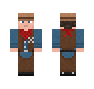 Cowboy (Looks better in 3D) - Male Minecraft Skins - image 2