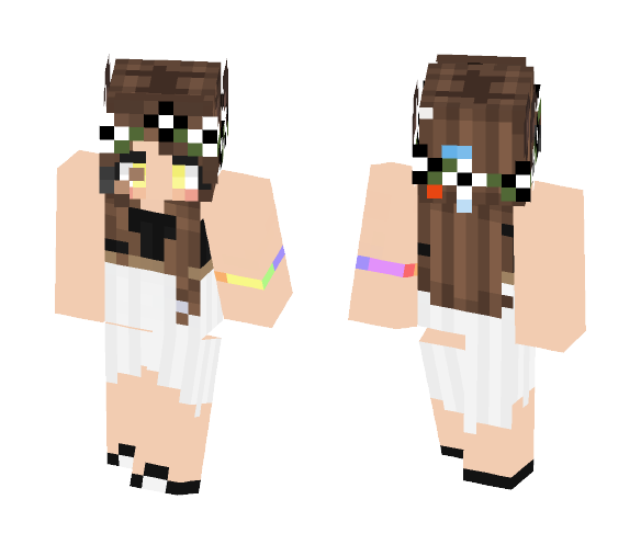 Abbicado Fancy Dress - Female Minecraft Skins - image 1