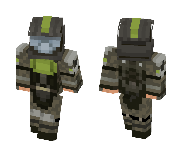 (halo 3 odst) green odst - Other Minecraft Skins - image 1