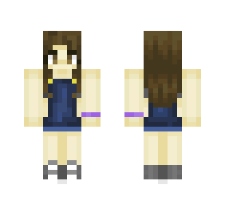 Overalls Girl - Girl Minecraft Skins - image 2