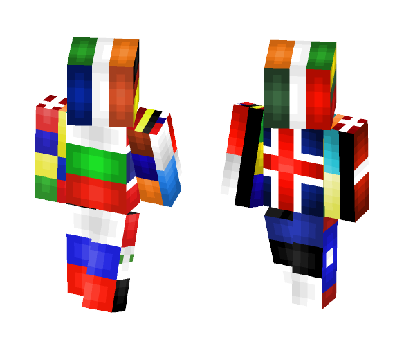 Mash-Up Skin: Flags of the World - Other Minecraft Skins - image 1