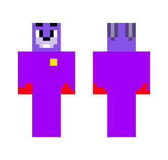 Purple guy with bonnie head