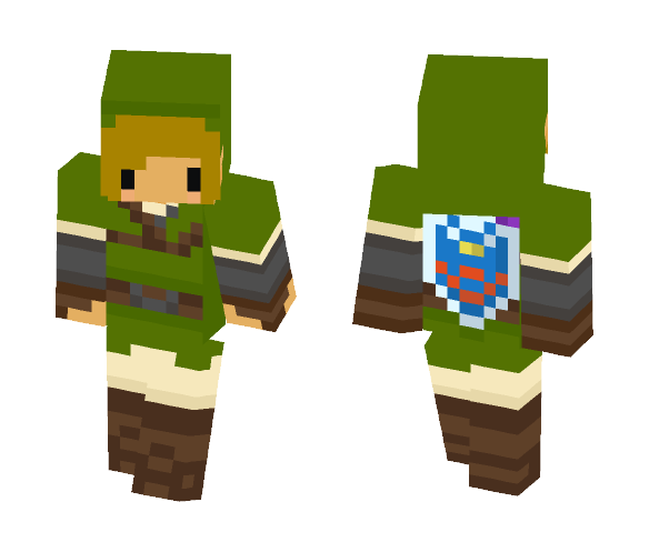 Link [Chibi] - Male Minecraft Skins - image 1