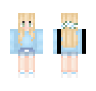 Just Blue - Female Minecraft Skins - image 2