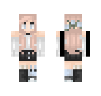 this hair coliour is gr8 - Female Minecraft Skins - image 2