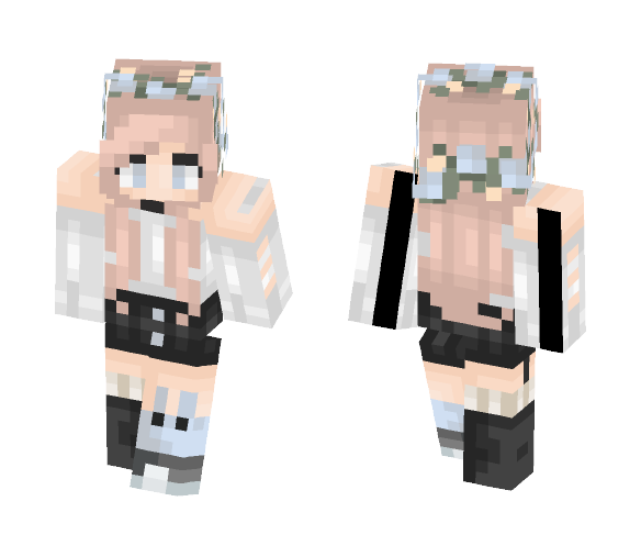 this hair coliour is gr8 - Female Minecraft Skins - image 1