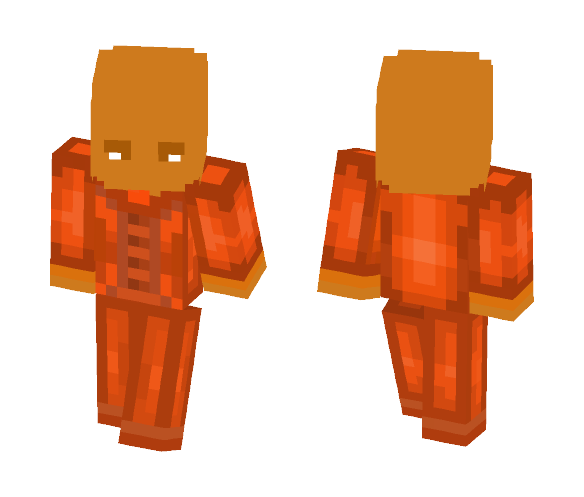 Orange in a suit - Male Minecraft Skins - image 1