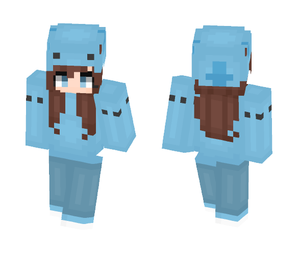 wow so much blue - Female Minecraft Skins - image 1