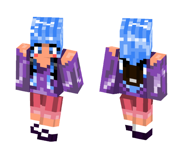 Girl Traveller (No hat Vers.) - Girl Minecraft Skins - image 1