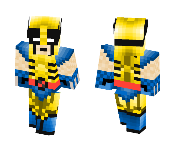 Wolverine (Classic Yellow) - Male Minecraft Skins - image 1