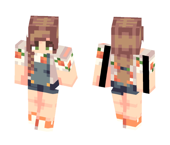 Miami Oranges - Female Minecraft Skins - image 1
