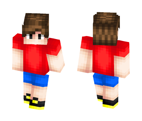 FCBescola camp Outfit - Male Minecraft Skins - image 1