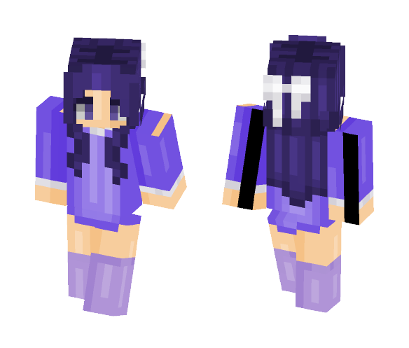 Purple For Dayzz ♥ - Female Minecraft Skins - image 1