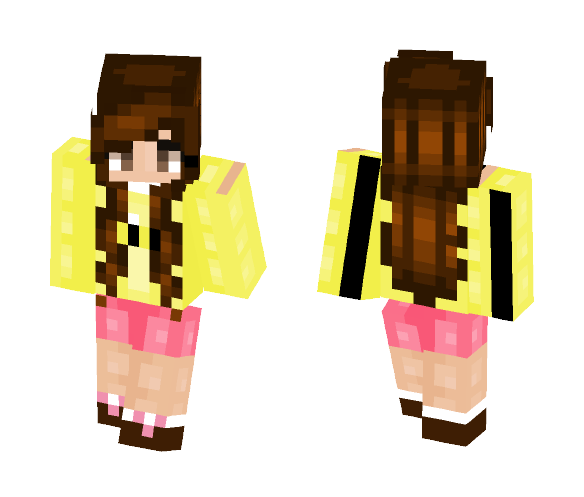 Bee- Bee and Puppycat - Female Minecraft Skins - image 1