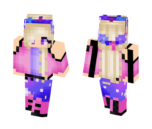 |Galaxy| - Female Minecraft Skins - image 1