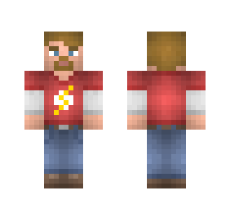Guy in a Flash Shirt - Male Minecraft Skins - image 2