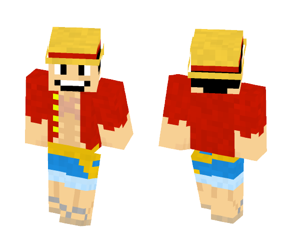 Luffy V2 - Male Minecraft Skins - image 1