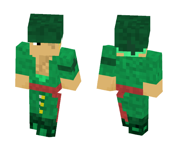 Zoro V2 - Male Minecraft Skins - image 1