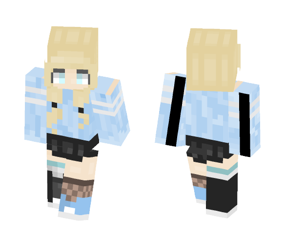 Fairly Foxez ~ Blue Soon Girl - Girl Minecraft Skins - image 1