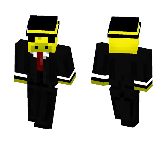 ѕσσηtу▶Butter cow in Suit! - Male Minecraft Skins - image 1