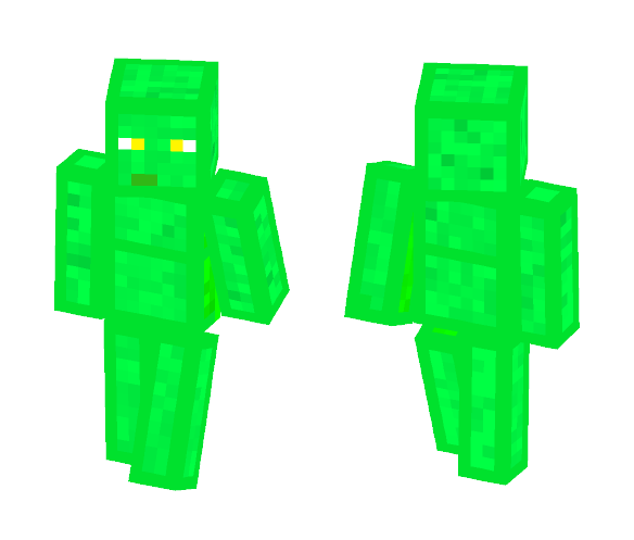 Emerald Man - Male Minecraft Skins - image 1