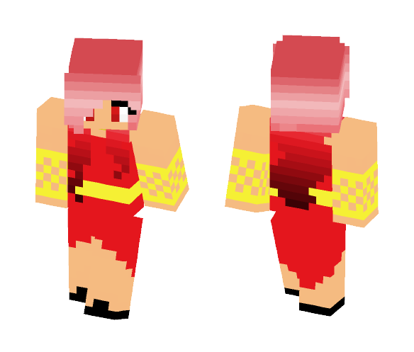 Grell's Formal Dress - Female Minecraft Skins - image 1