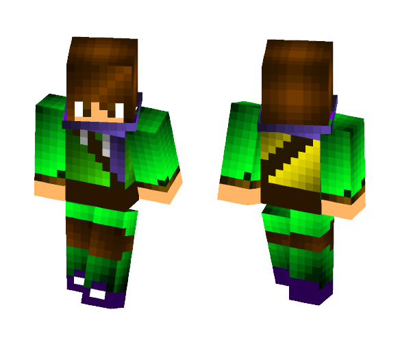 Tmnt Donnie as a Human - Male Minecraft Skins - image 1