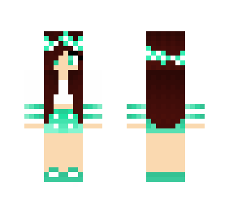 Mint Outfit - Female Minecraft Skins - image 2