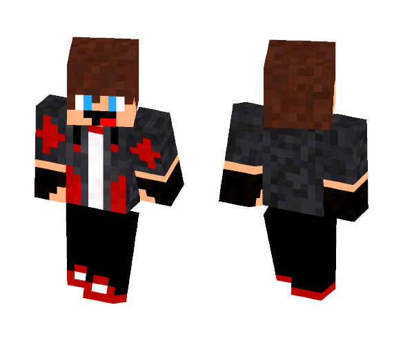 Red Crazy Guy - Male Minecraft Skins - image 1