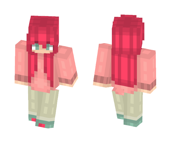 Girl With Pink Hair - Color Haired Girls Minecraft Skins - image 1