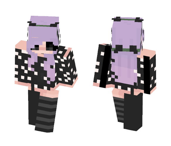 Cute Goth - Female Minecraft Skins - image 1