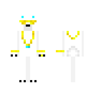 Pimp Polar Bear With Gold Chain - Male Minecraft Skins - image 2
