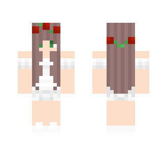 Cute White Dress Girl - Cute Girls Minecraft Skins - image 2