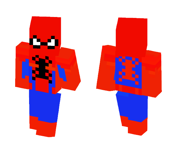 Spiderman(ver 2 shading sorta..) - Comics Minecraft Skins - image 1