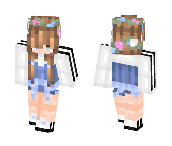Ginger Adidas Girl ; @itsemmeh - Girl Minecraft Skins - image 1