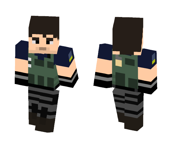 Chris Redfield (RE6) - Male Minecraft Skins - image 1