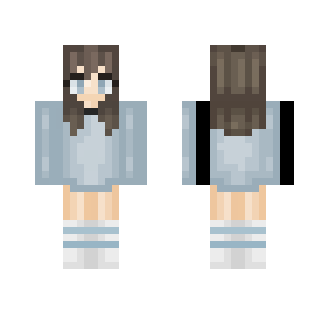 9. Request // Blue - Female Minecraft Skins - image 2