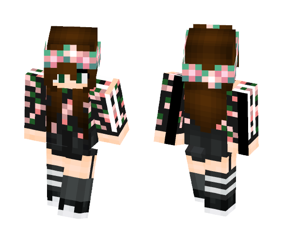 Floral- Asunaa - Female Minecraft Skins - image 1