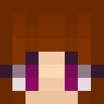 Maroon Girl - Girl Minecraft Skins - image 3
